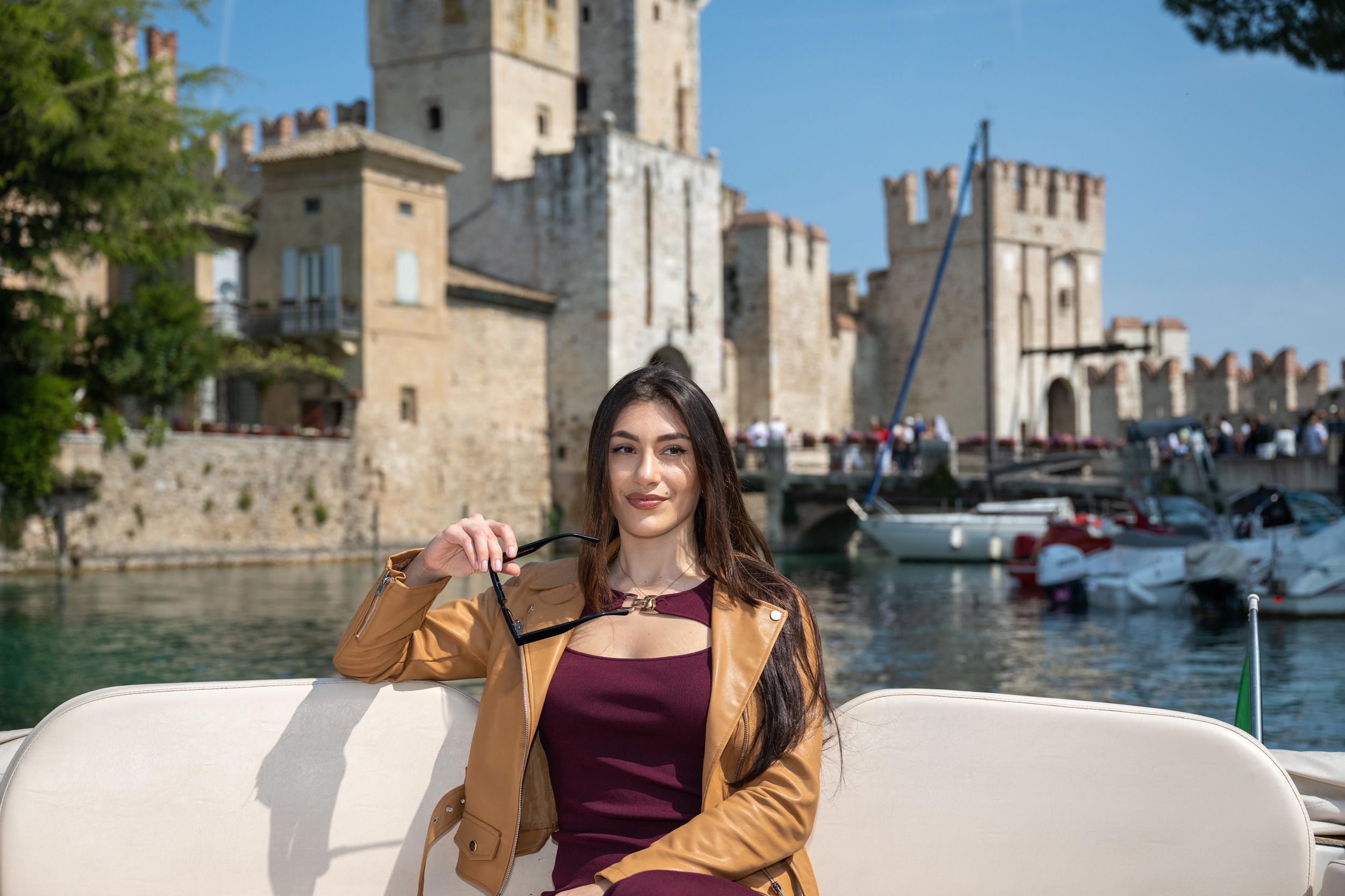 Sirmione: Tour zu Fuß und mit dem Schnellboot