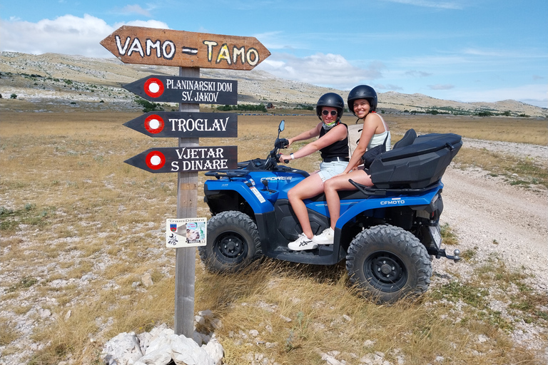 Desde Split: Excursión en quad ATV por el Parque Natural de Dinara con almuerzoVisita guiada en quads nuevos