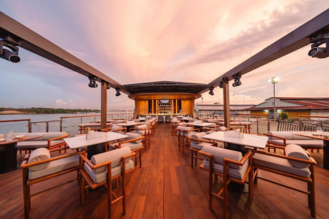 Watch The Sunset or Enjoy Dinner On Luxury Cruise in Saigon Dinner On Cruise Without Pick-Up On Cruise & Shared Table