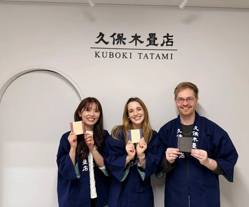 Tokyo: Make Your Own Tatami Coaster in Ginza