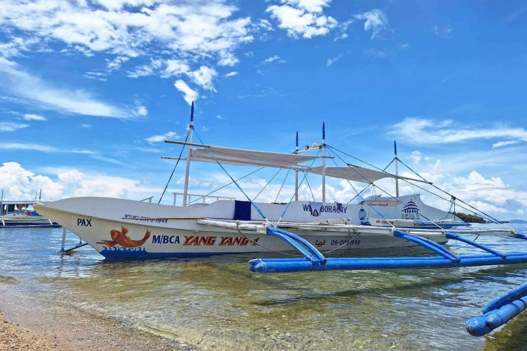 Boracay Private Boat Inselhopping mit Essen und GetränkenBoracay Inselhopping mit privatem Boot ⭐ Boracay Inselhopping mit privatem Boot ⭐