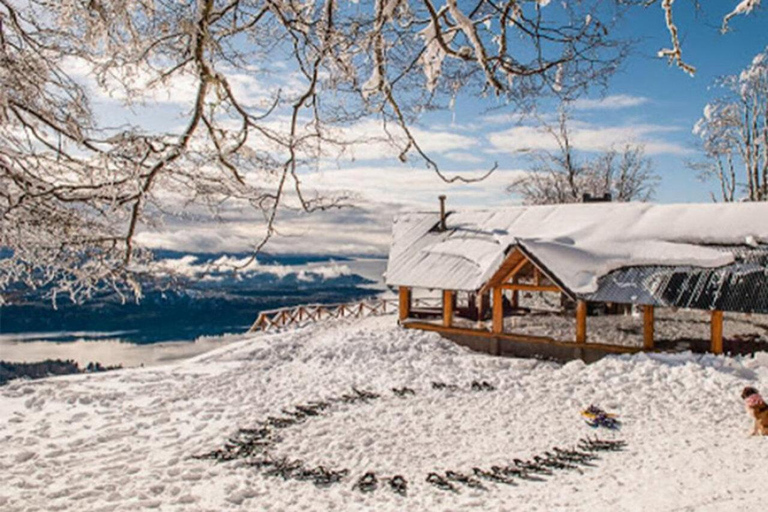 Bariloche: Snow at the Enchanted Extreme Refuge, Sled, Fondue, and 4x4 Extreme Enchanted Refuge (AM) with ski bunda, (CHEESE) fondue, and 4x4