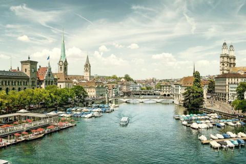 Zürich: Stadtrundfahrt, Bootsfahrt & Lindt Schokolade