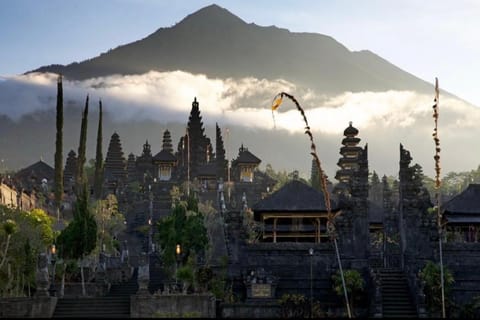 From Kintamani: Besakih Temple & Penglipuran Village Tour