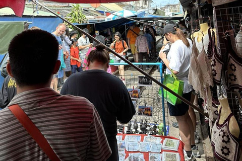 Bangkok: Maeklong Railway and Floating Market Tour