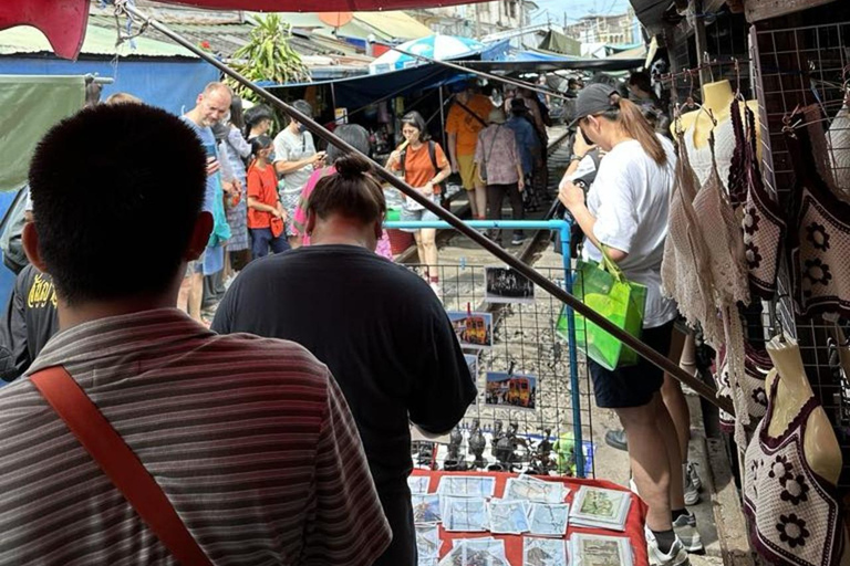 Bangkok: Maeklong Railway and Floating Market Tour