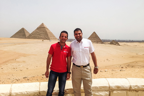 Pyramides de Gizeh et Saqqarah + Memphis : visite et lunch