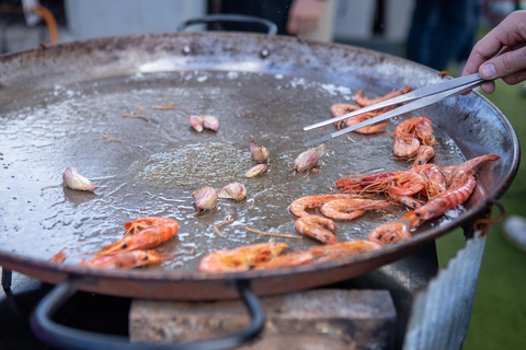 Barcellona: Masterclass di cucina sulla paella sul tetto