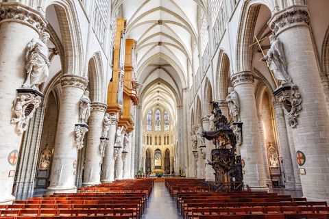 Brussels Cathedral Guided Tour french guide