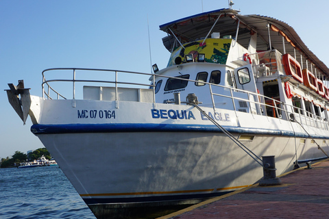 Carthagène : excursion en bateau de nuit avec dîner et open barCARTAGENA : Excursion en bateau de nuit blanche avec dîner et open bar