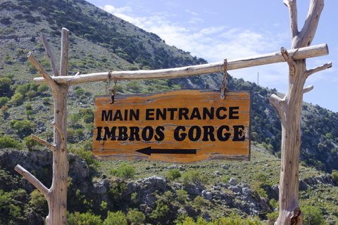 IMBROS GORGE hiking trip from CHANIA