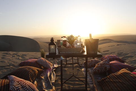 Huacachina : Dîner, Barbecue et Pique-nique avec Dune Buggy et Sandboard