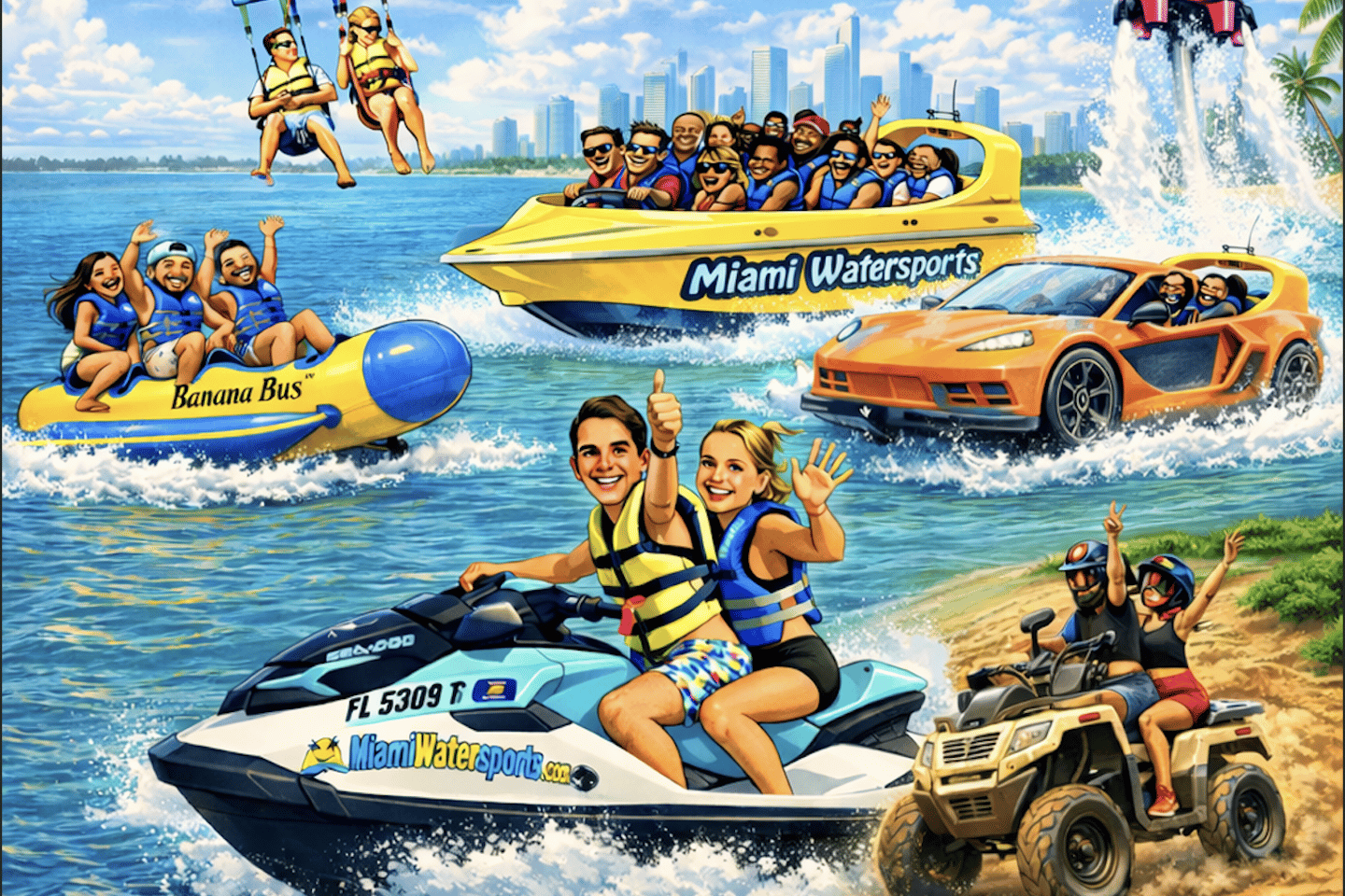Miami: Full Water Sports Adventure - Miami: Full Water Sports Adventure