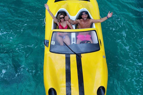 ZANZIBAR:Jet car thrill ride & Transparent Kayak with Pickup PRIVATE TOUR WITH TRANSFER INCLUDED FROM NORTH OF ZANZIBAR