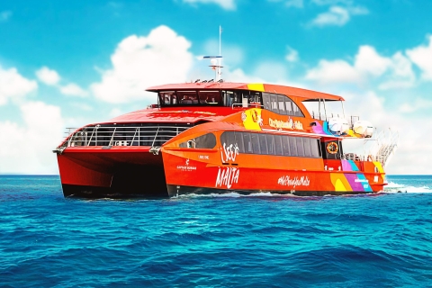 Gozo Day Pass Ferry en Hop-on Hop-off bussen met audiotourVan en terug naar Bugibba op Malta