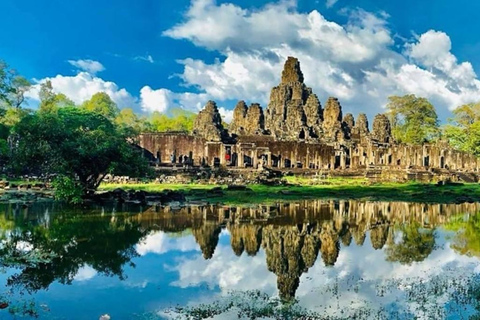 3-dagars Angkor &amp; Banteay Srei &amp; Kulen Mountain Waterfall Tour