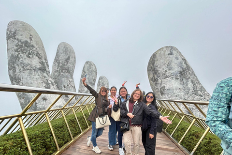 Da Nang : Golden Bridge Sunset & Ba Na Peak Tour with Dinner PRIVATE TOUR : Golden Bridge Sunset & Ba Na Peak