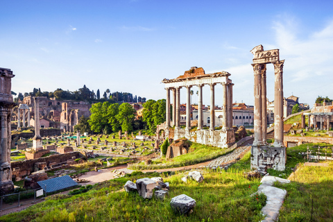 Roma: experiência do Fórum Romano no Monte Palatino e vídeo multimídiaMonte Palatino, experiência no Fórum Romano e vídeo multimídia