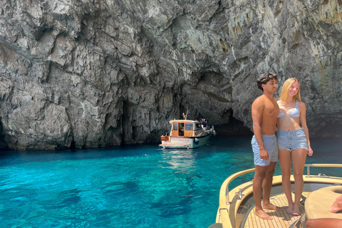Capri Full Experience:Blue Grotto+Faraglioni Swim+City Visit Premium