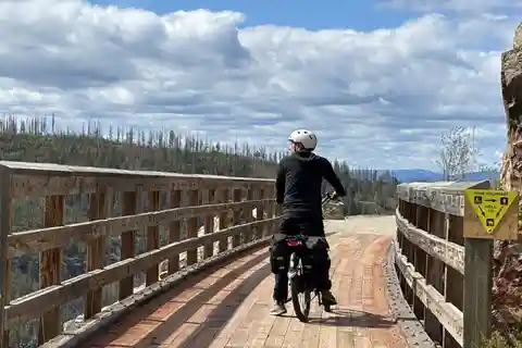 Kelowna: Noleggio biciclette elettriche con guida alla navigazione in app