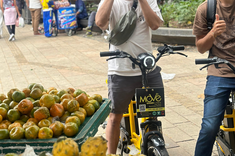 Medellín City Tour mit dem E-Bike: Das Beste in 4 Stunden, inklusive Mittagessen