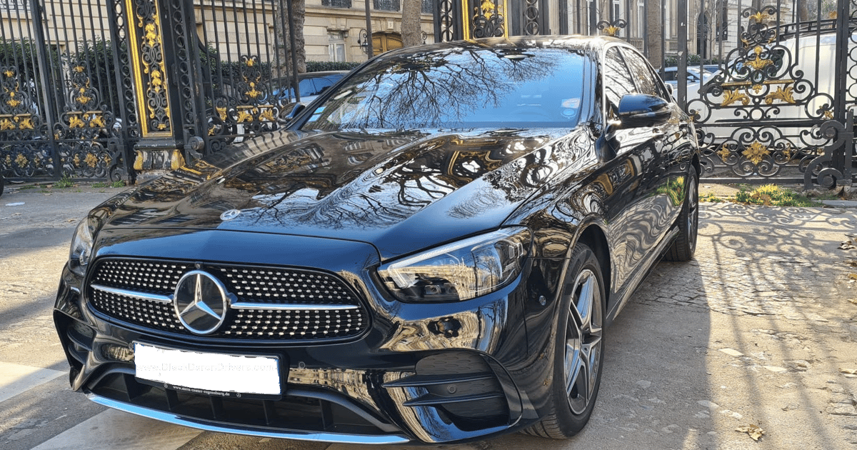 Paris Privater Fahrer, Mercedes Cars, Flughafen CDG Paris
