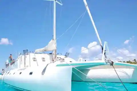 Saona Island Deluxe Vip Catamaran Naural Pool Open Bar Food