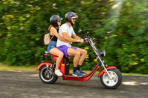 Tour in scooter elettrico a ruote grandi su spiagge e strade secondarie