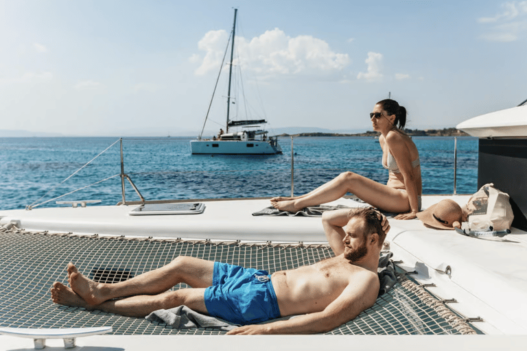 Kolymbia: All-Inclusive Catamaran Cruise with Lunch & Drinks