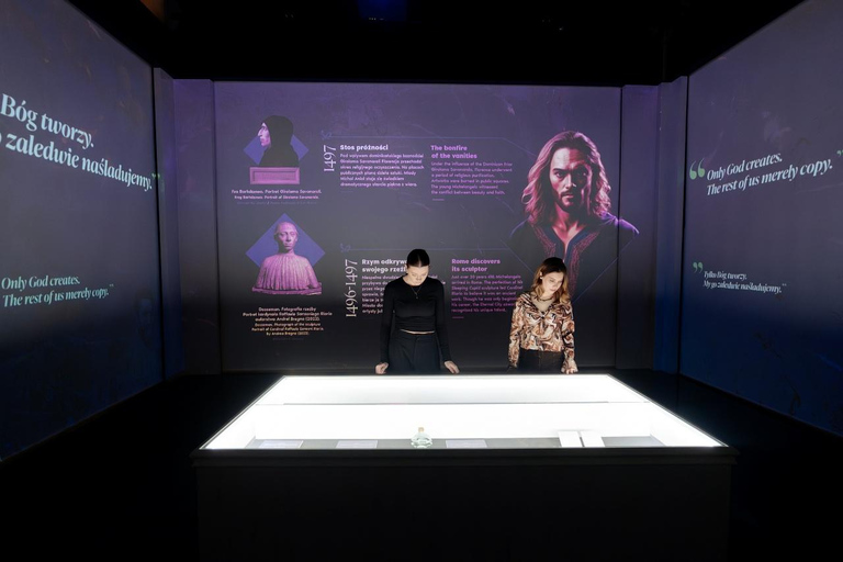 Warsaw: Leonardo vs Michelangelo Immersive Exhibition Ticket