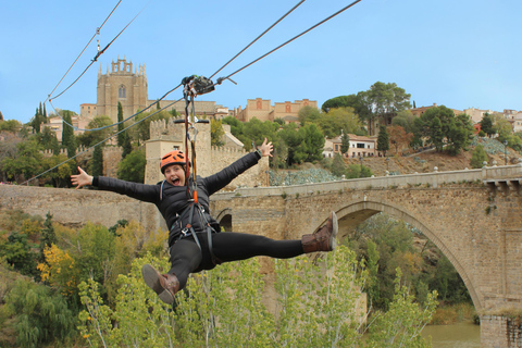 Zipline Adventure with Photo in Toledo over the Tagus River