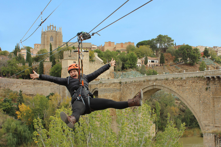 Zipline Adventure with Photo in Toledo over the Tagus River