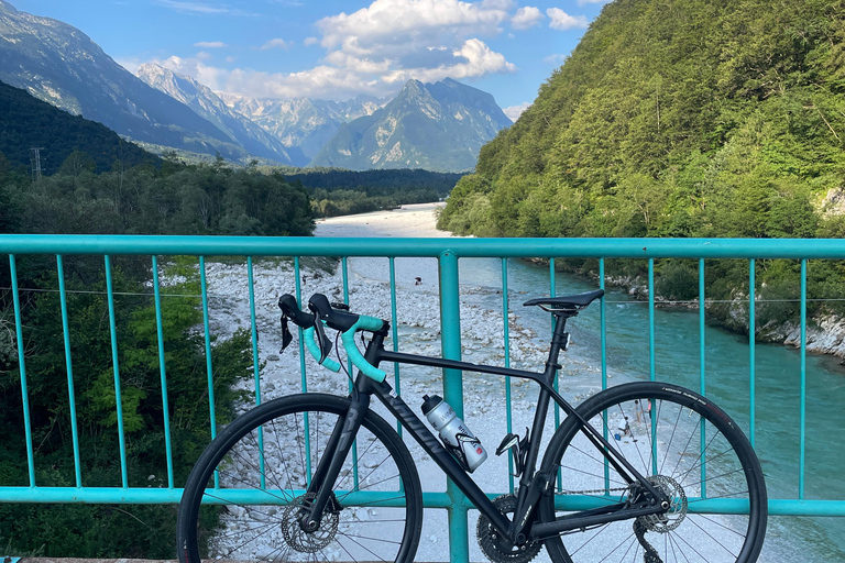 Soča valley: Guided Cycling Tour with Snacks and Support Long Guided Cycling Tour with Snacks and Support