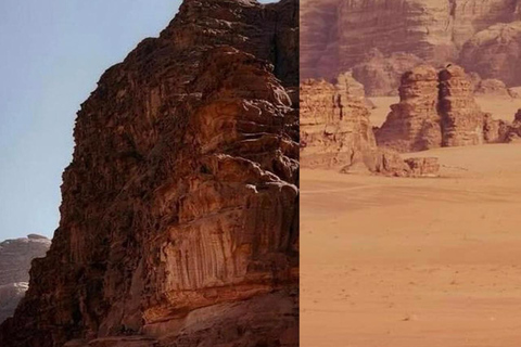 Najlepsze miejsca wokół Wadi Rum podczas 2-godzinnej wycieczki jeepemZ Wadi Rum: 2-godzinna wycieczka jeepem z lokalnym przewodnikiem