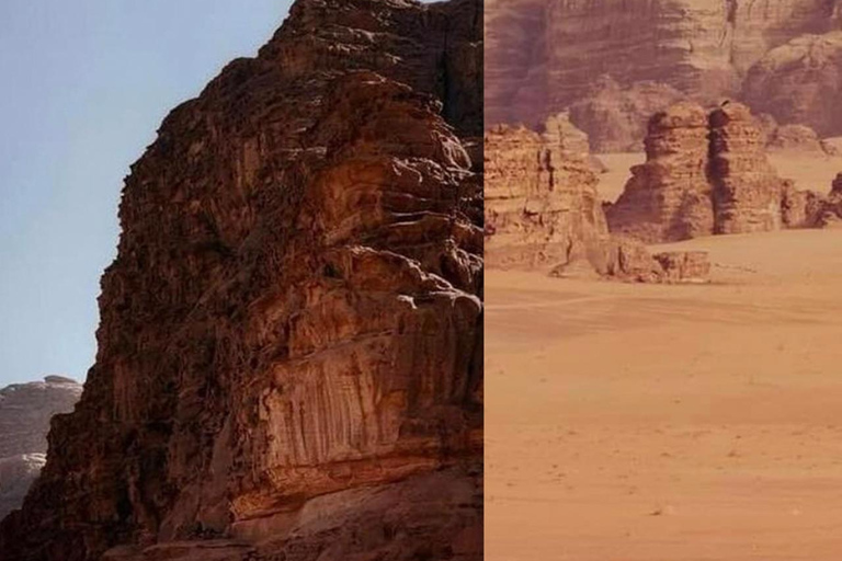 Najlepsze miejsca wokół Wadi Rum podczas 2-godzinnej wycieczki jeepemZ Wadi Rum: 2-godzinna wycieczka jeepem z lokalnym przewodnikiem