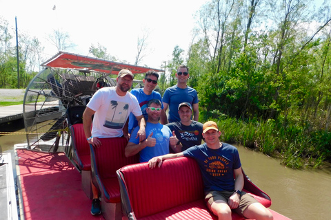 New Orleans: 6 Passenger Premium Airboat Swamp Tour Self-Drive to Meeting Point