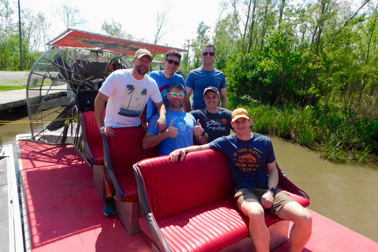 New Orleans: 6 Passenger Premium Airboat Swamp Tour Self-Drive to Meeting Point