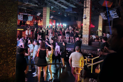 Las Vegas: Night Out at Clubs with Free Drinks and Party Bus Latin Club Crawl