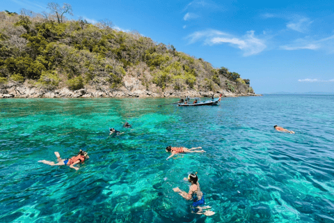 Phuket: Passeio de lancha rápida pelas ilhas Racha e Coral com almoço