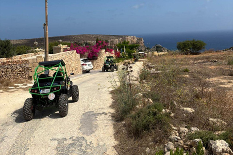Malta: Self-Drive Buggy Tour with Lunch and Boat Transfer Self-Drive Buggy for 1 Driver