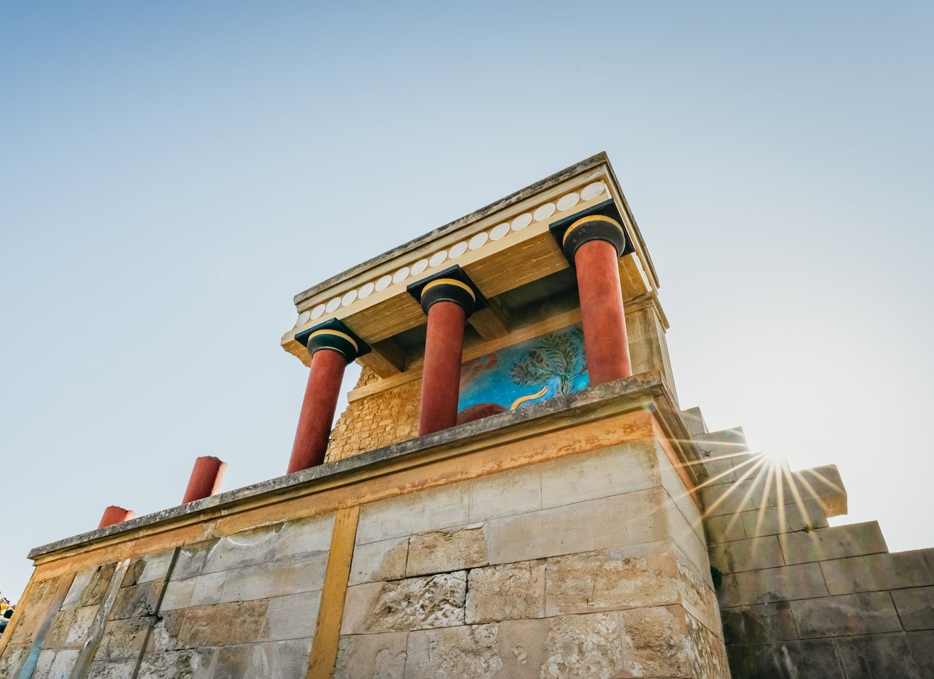Knossos: Knossos-paladset - guidet byvandring uden kø