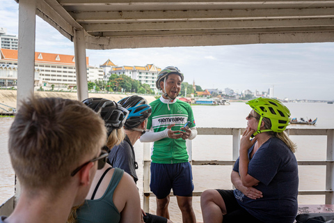 Phnom Penh: Silk Island Bike Tour & Evening Foodie Full-Day Haft Day: Evening Food Tour