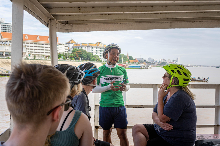 Phnom Penh: Silk Island Bike Tour & Evening Foodie Full-Day Haft Day: Evening Food Tour