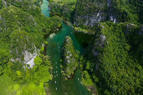Hanoi: Thai Vi Temple or Tam Coc & Mua Cave & Hoa Lu & Cycle Hanoi: Ninh Binh, Hoa Lu, Tam Coc, Mua Cave, Buffet & Cycle