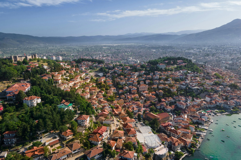 From Tirana/Durres: UNESCO Lake Ohrid with Boat day tour