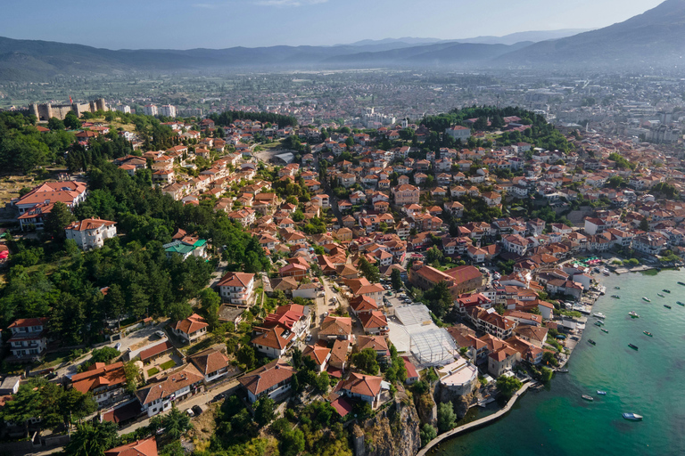 From Tirana/Durres: UNESCO Lake Ohrid with Boat day tour