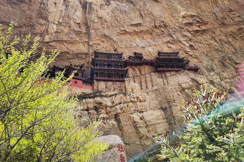 Datong Yungang Grottoes Hanging Temple Pagoda di legno in auto