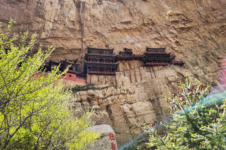 Datong Yungang Grottoes Hanging Temple Pagoda di legno in auto