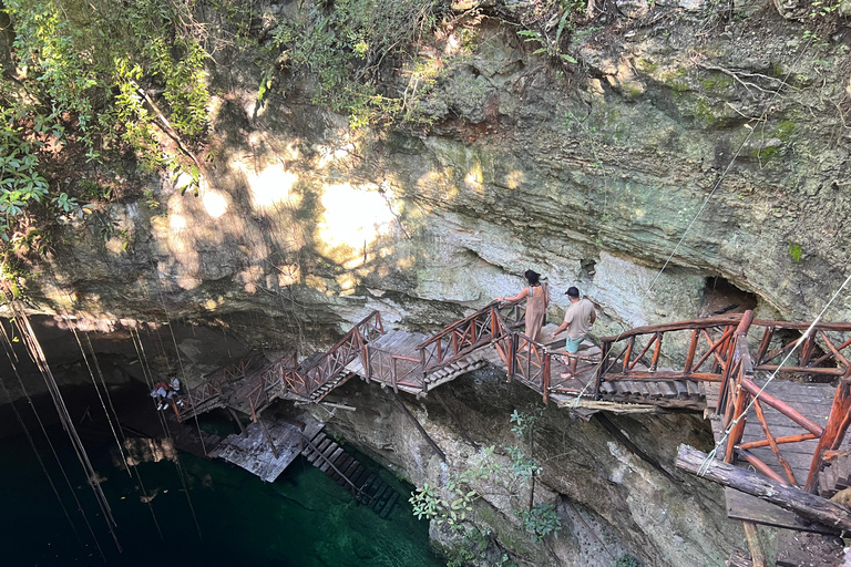 From Valladolid: Chichen Itza & 2 Cenotes Sightseeing Tour From Valladolid: Tour to Chichen Itza & 2 Cenotes