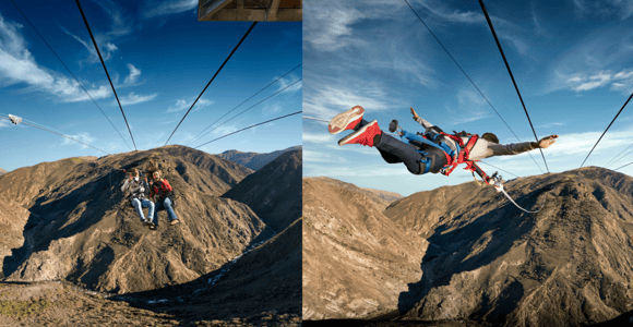Queenstown: Nevis Swing & Catapult Combo
